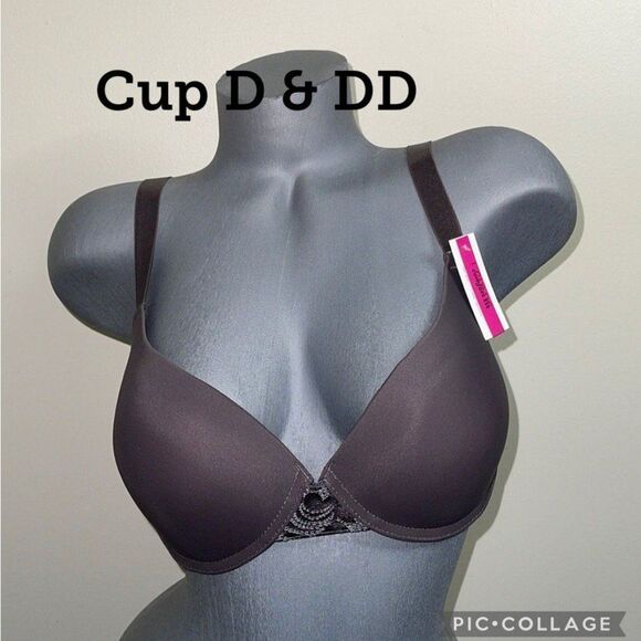 Comfort Fit Push Up Light Padded T- Shirt 3 Hooks Bra Full Covered Underwire. - Picture 1 of 12
